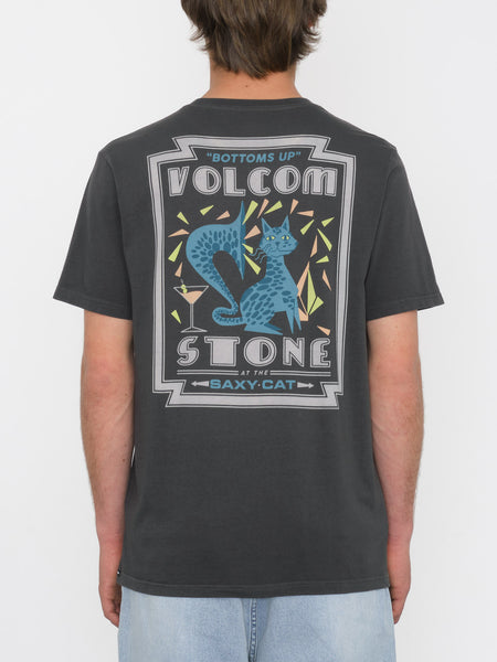 Saxy Cat T-shirt - STEALTH - Men - Volcom EU – Volcom Europe