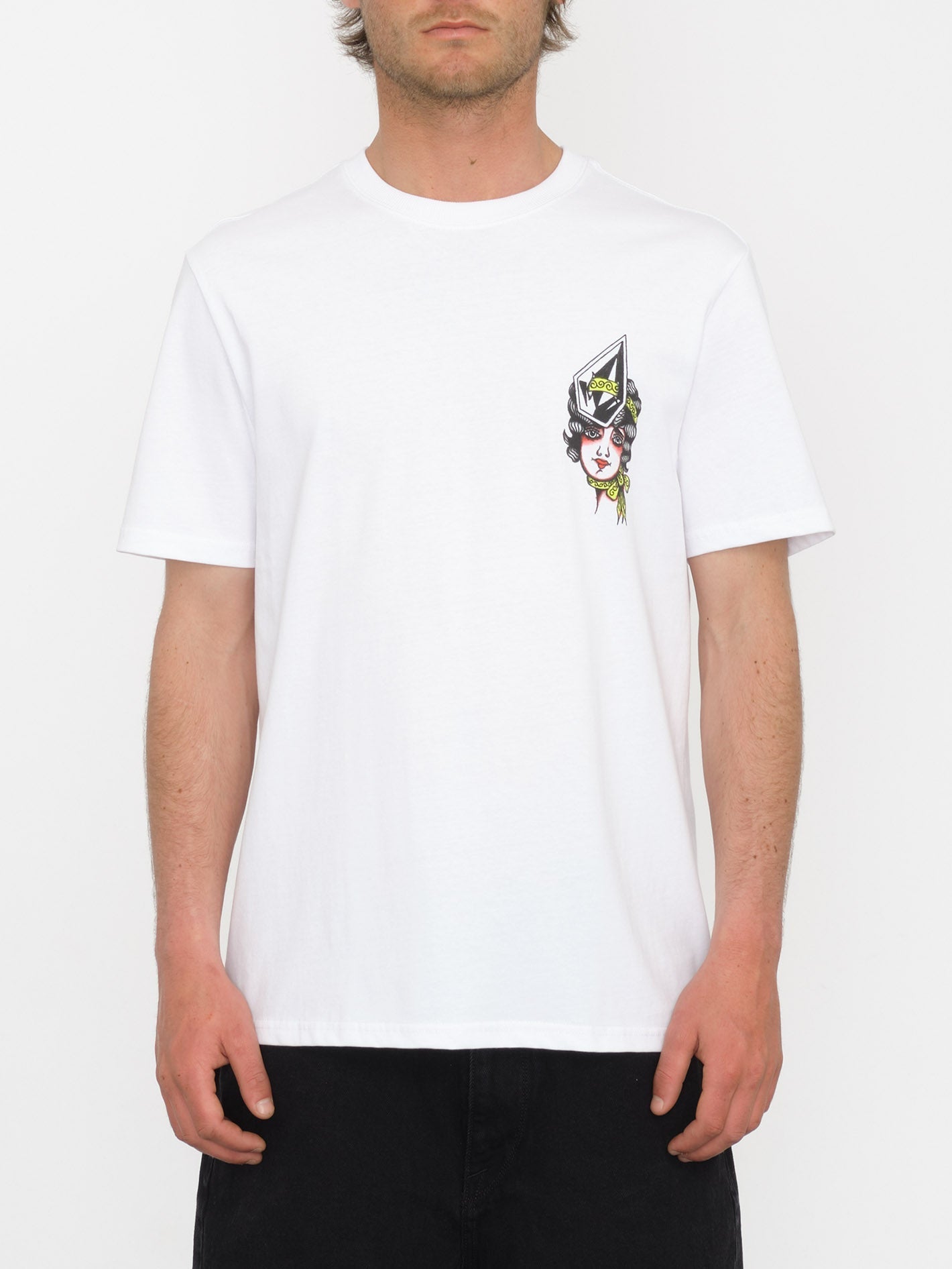Lintell Mirror T-shirt - WHITE - Men - Volcom EU – Volcom Europe