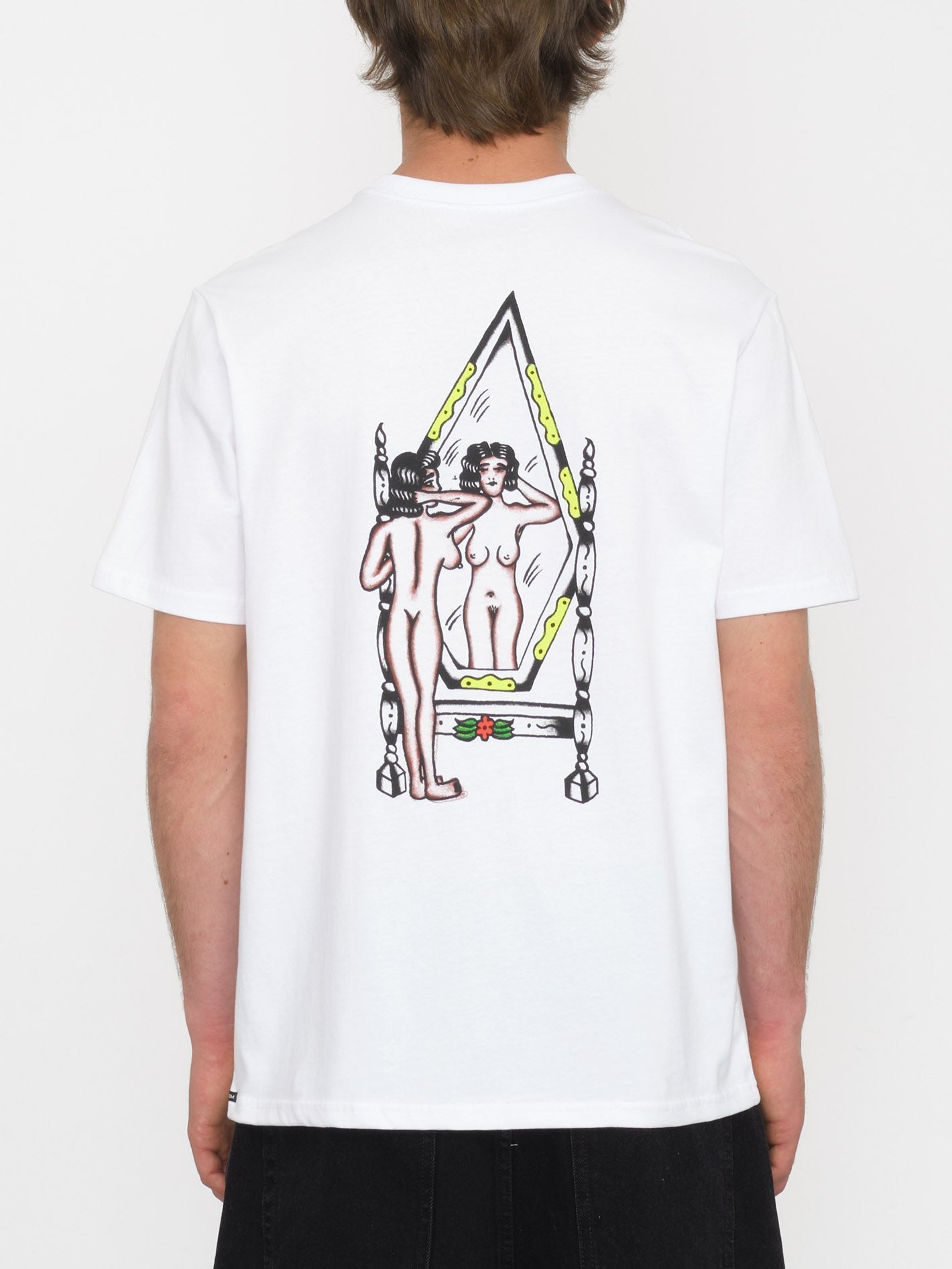 Lintell Mirror T-shirt - WHITE - Men - Volcom EU – Volcom Europe
