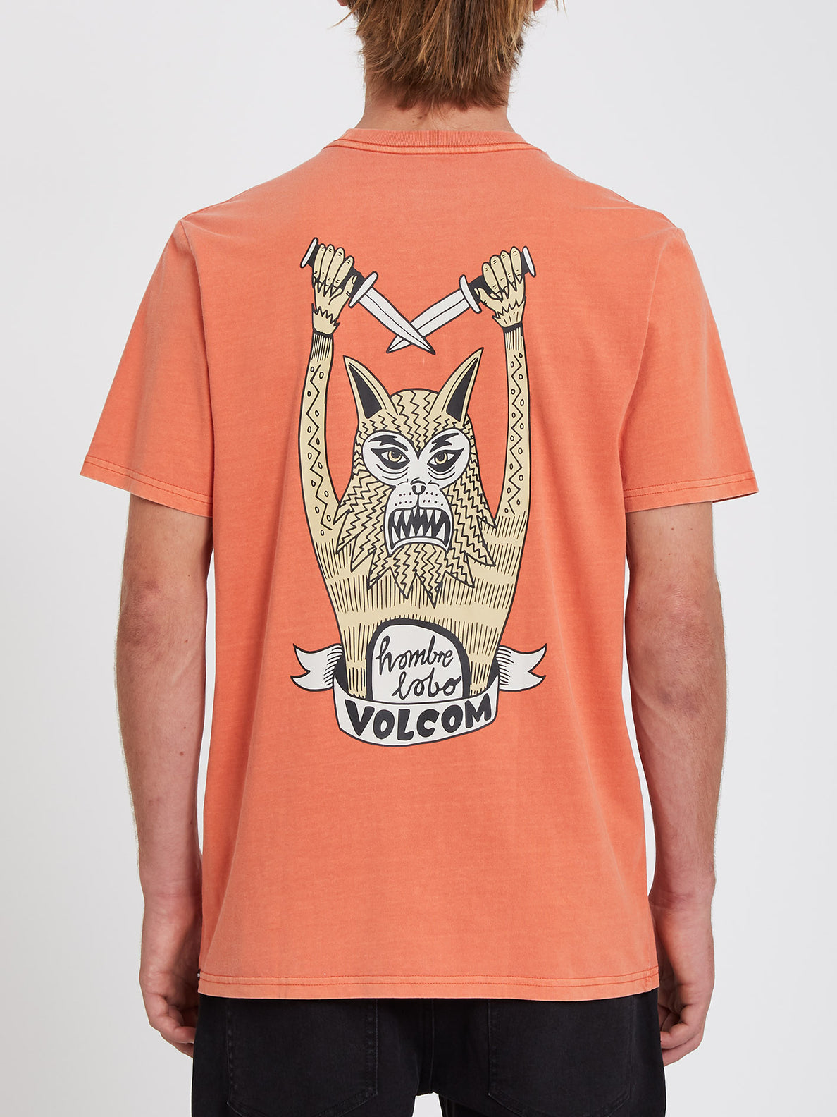 Gasp High T-shirt - BURNT OCHRE (A5232110_BUO) [F]