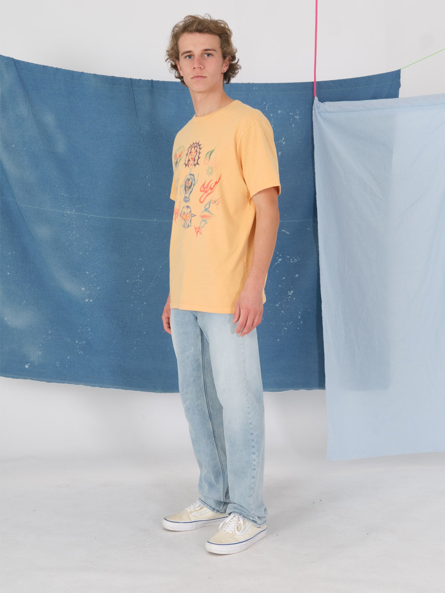 Sam Ryser T-shirt - FLASH ORANGE - Men - Volcom EUROPE – Volcom Europe