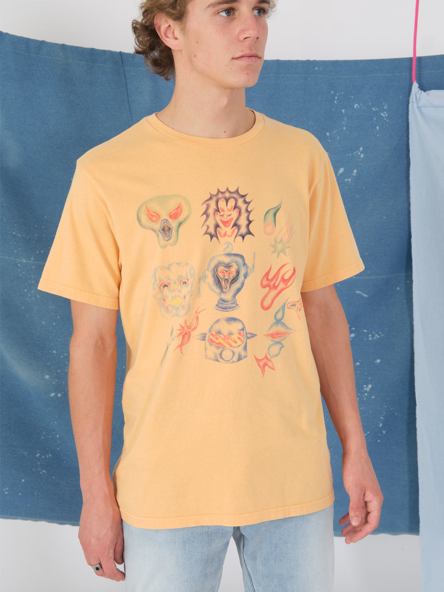 Sam Ryser T-shirt - FLASH ORANGE - Men - Volcom EUROPE – Volcom Europe