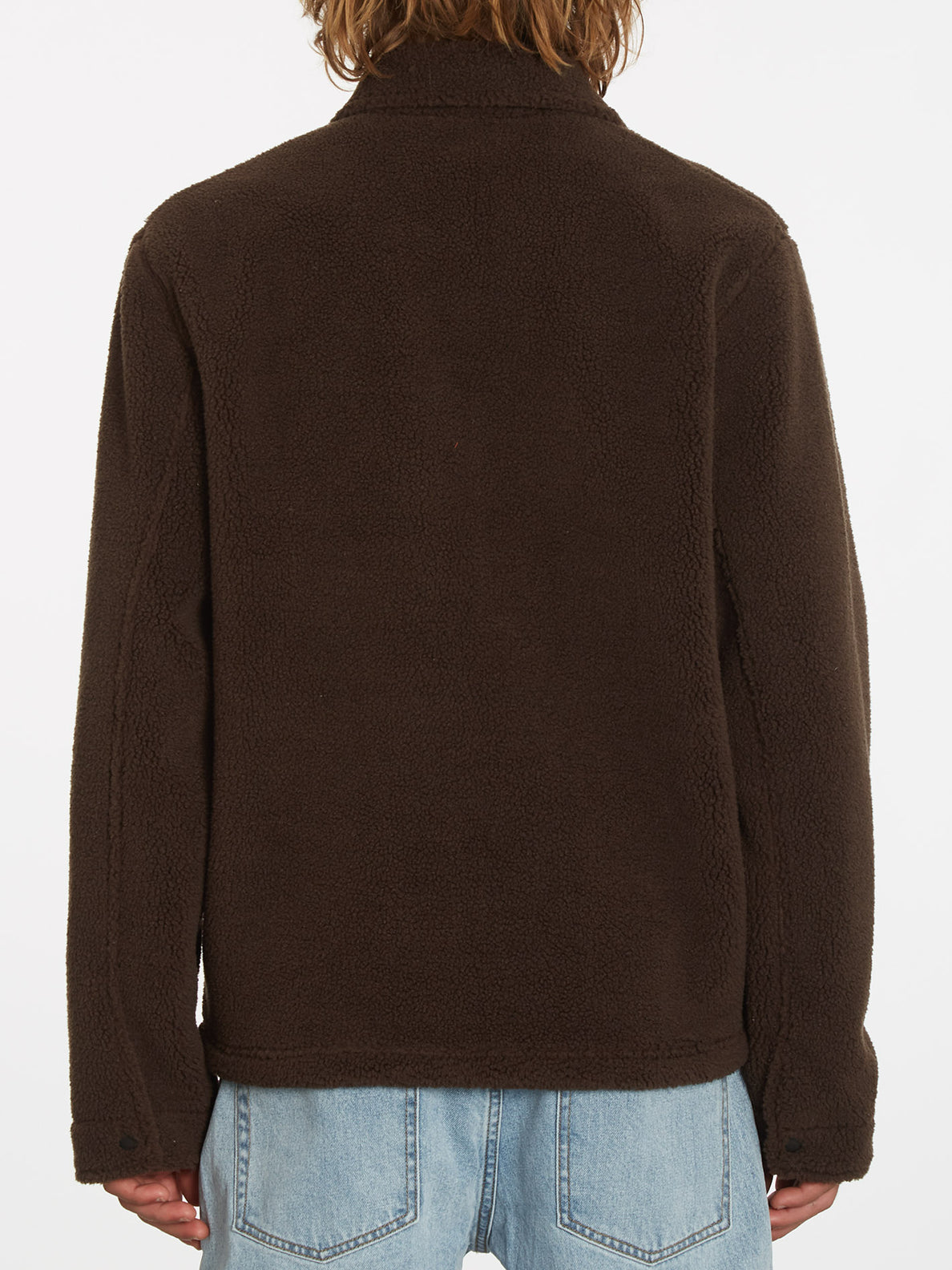 Edwart Sherpa Jacket - DARK BROWN (A5832201_DBR) [B]