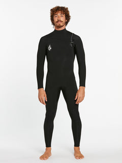 MODULATOR 4/3MM CHEST ZIP WETSUIT - BLACK