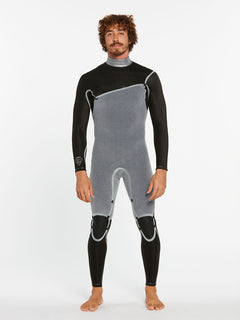 MODULATOR 4/3MM CHEST ZIP WETSUIT - BLACK