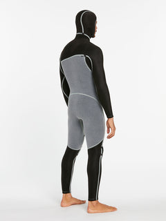 MODULATOR 5/4/3MM HOODED CHEST ZIP WETSUIT - BLACK