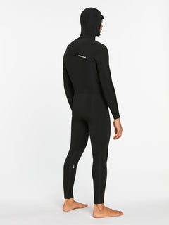 MODULATOR 5/4/3MM HOODED CHEST ZIP WETSUIT - BLACK