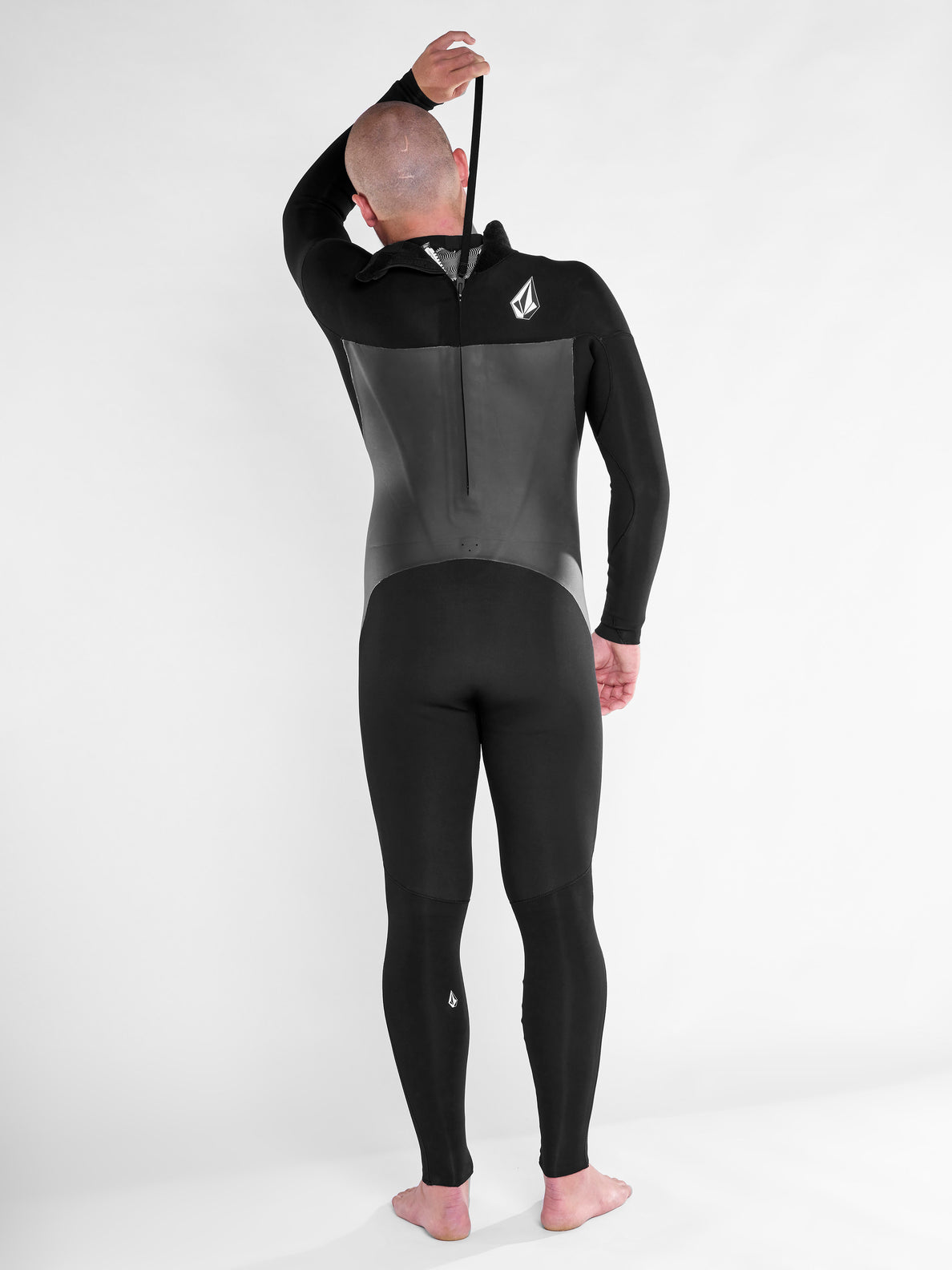 3/2Mm Long Sleeve Back Zip Full Wetsuit - BLACK (A9532207_BLK) [1]