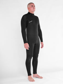 3/2Mm Long Sleeve Back Zip Full Wetsuit - BLACK (A9532207_BLK) [F]