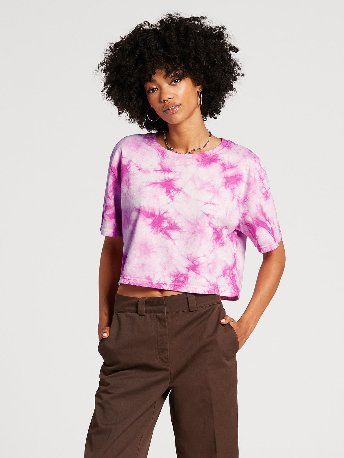 Galactic Stone T-shirt - ACAI (B0112104_ACI) [F]