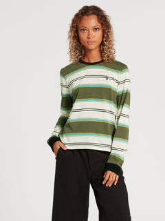 Choice Is Yours T-shirt - ARMY GREEN COMBO (B0332101_ARC) [F]
