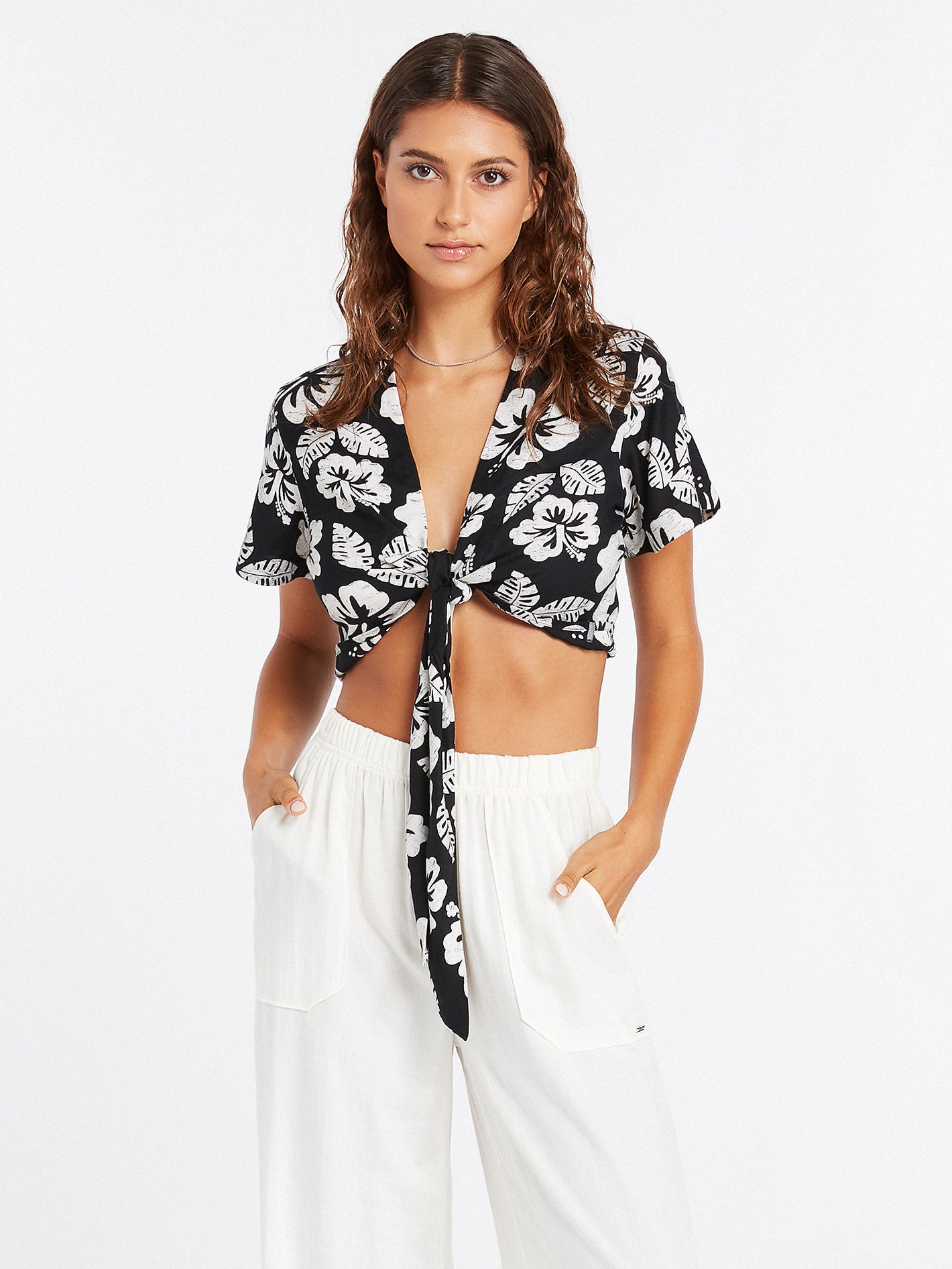Coco Ho Skillz Top - BLACK WHITE