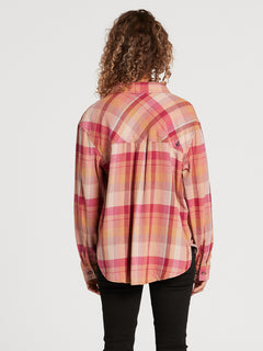 Plaid To Meet U Shirt - AUBURN (B0512100_AUB) [B]