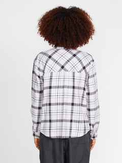 Plaid To Meet U Shirt - LAVENDER (B0512100_LAV) [B]