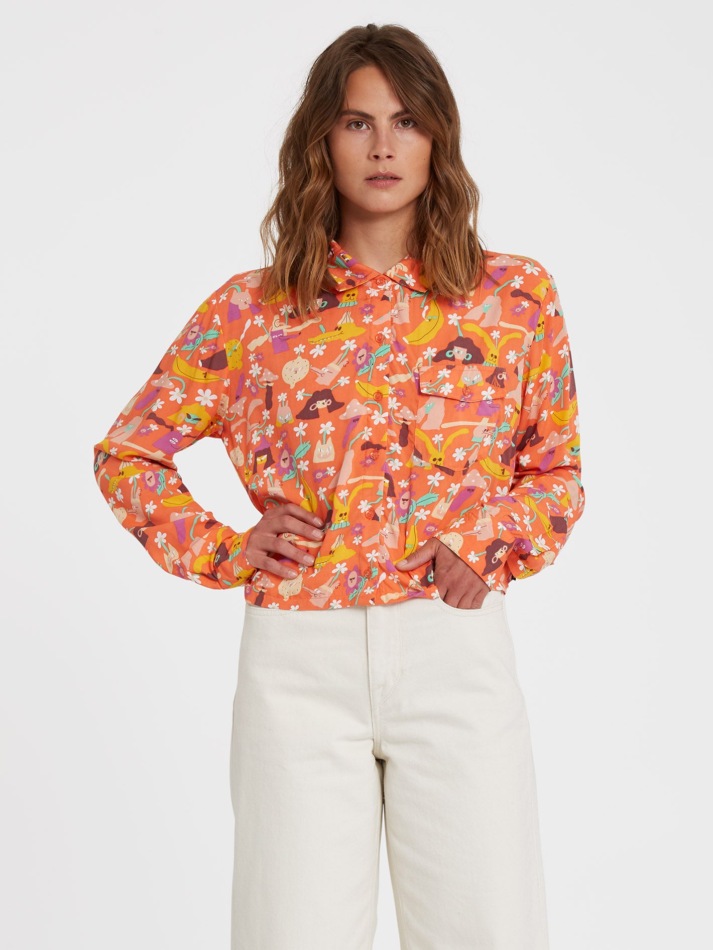 Egle Zvirblyte Shirt - LIVING CORAL