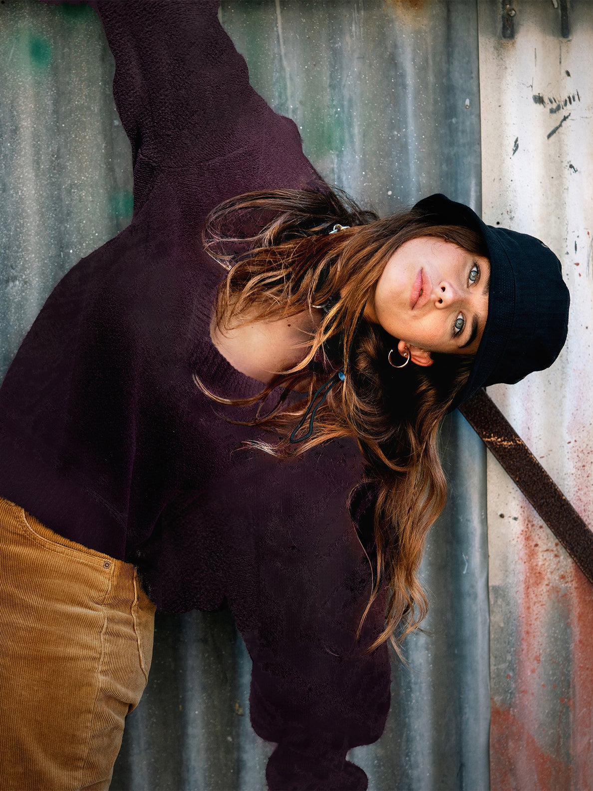 Stituations Sweater - BLACK PLUM (B0732004_BPM) [100]