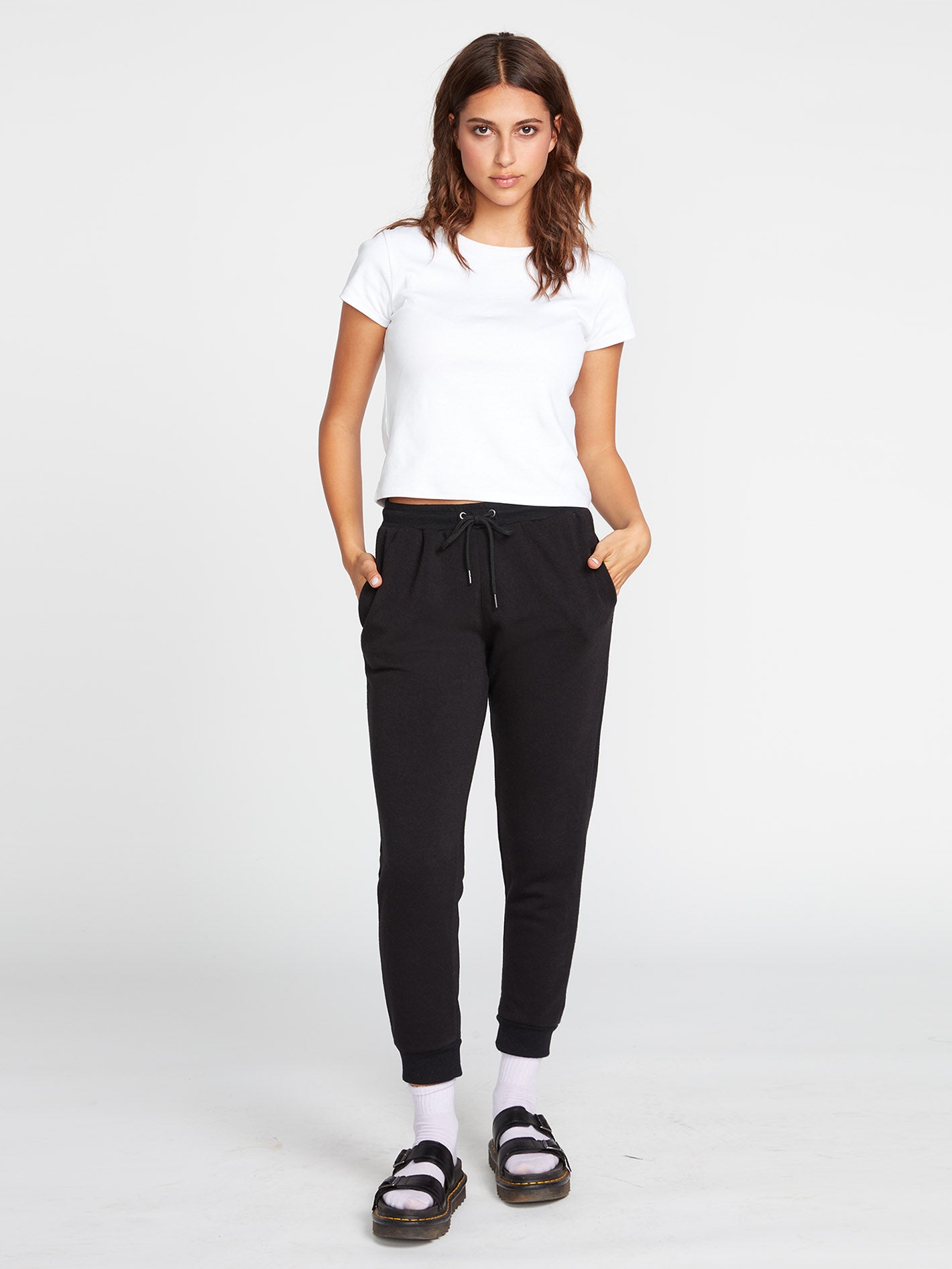Stone Stacked Jogger - BLACK
