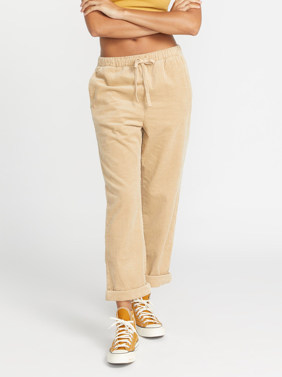 Stone Street Trousers - KHAKI - Women - Volcom EUROPE – Volcom Europe