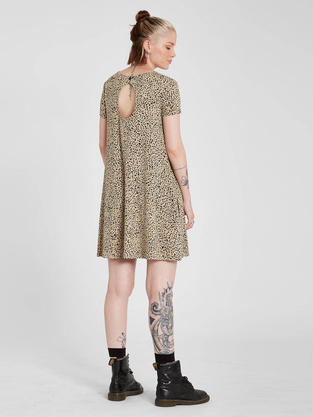 High Wired Dress Animal Print Volcom Europe