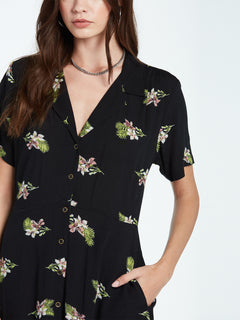 Stormy Tropix Dress - BLACK (B1312204_BLK) [2]