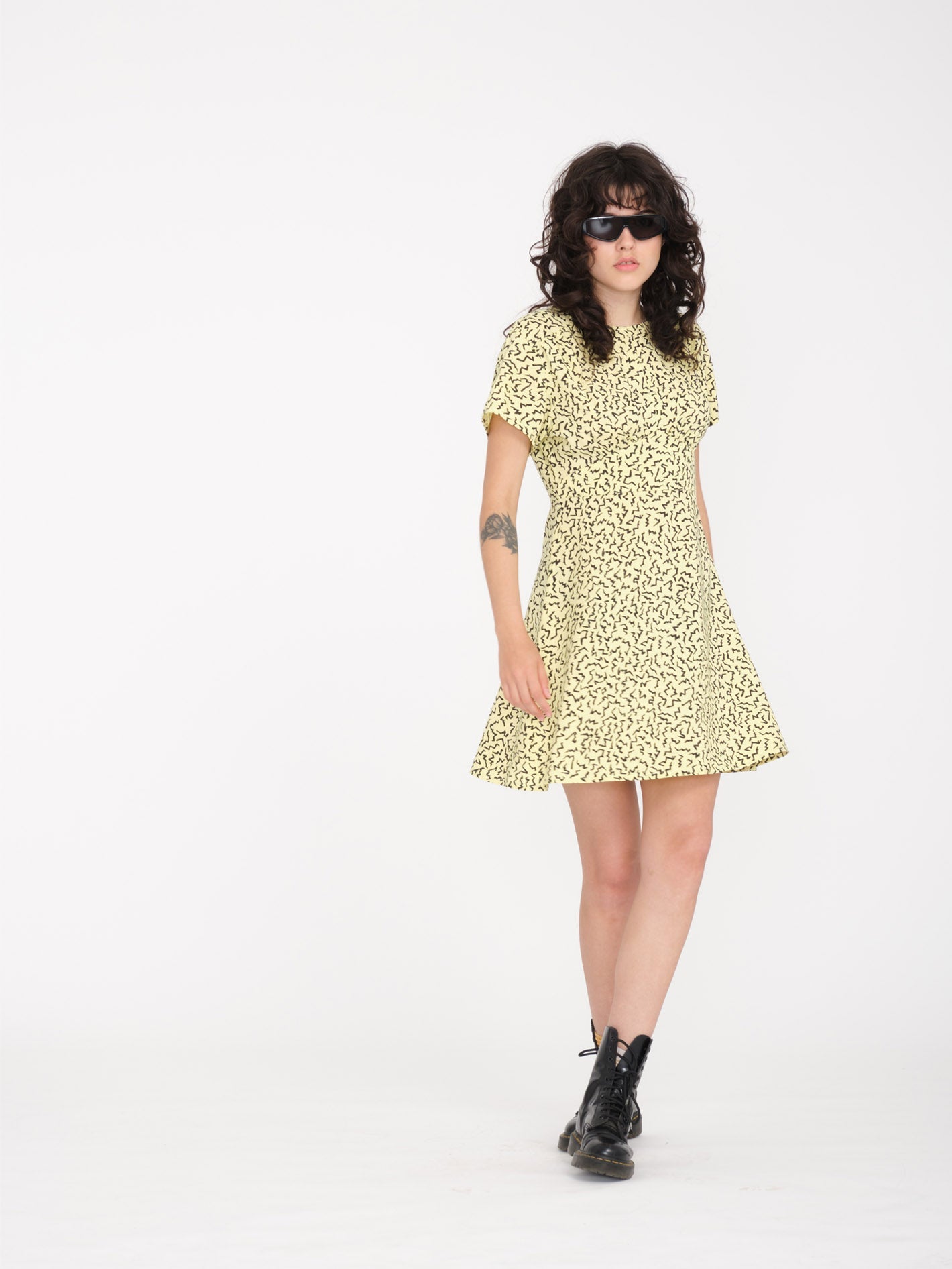 Surfpunk Dress - AURA YELLOW