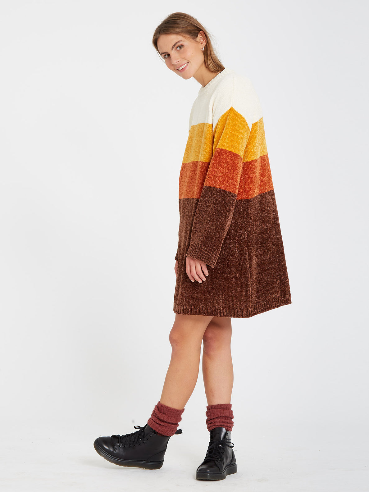 Bubble Tea Dress - BROWN (B1332107_BRN) [1]