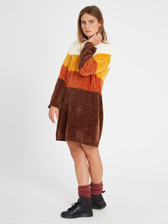 Bubble Tea Dress - BROWN (B1332107_BRN) [3]