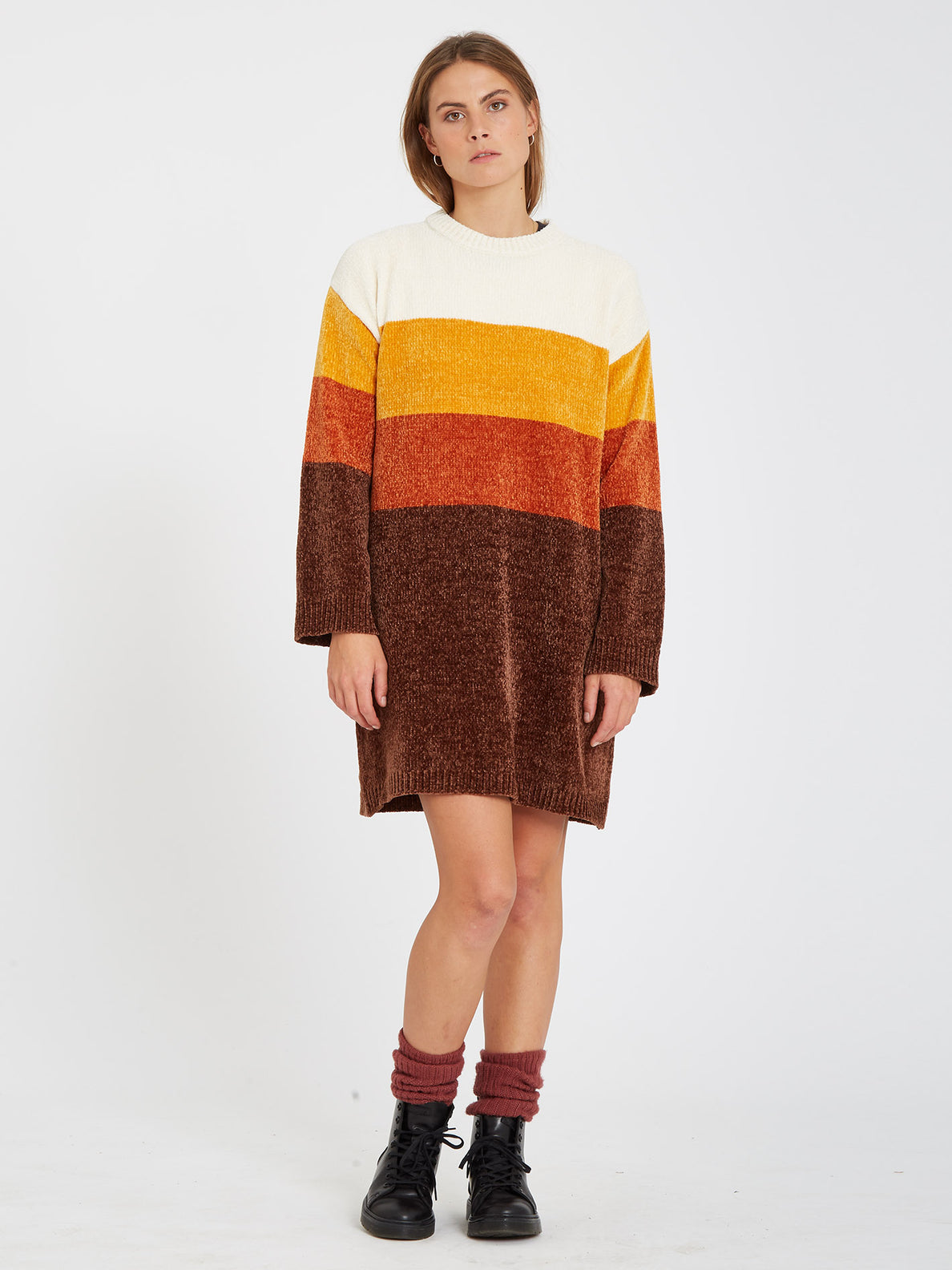 Bubble Tea Dress - BROWN (B1332107_BRN) [F]