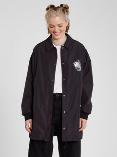 Vlong Coach Jacket - Black – Volcom Europe