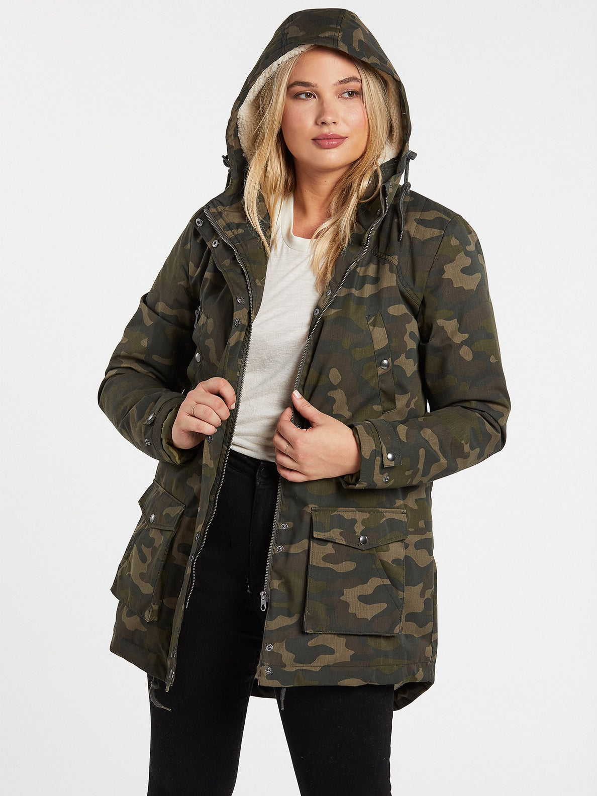 Walk On By 5K Nuts Parka CAMOUFLAGE Volcom Europe