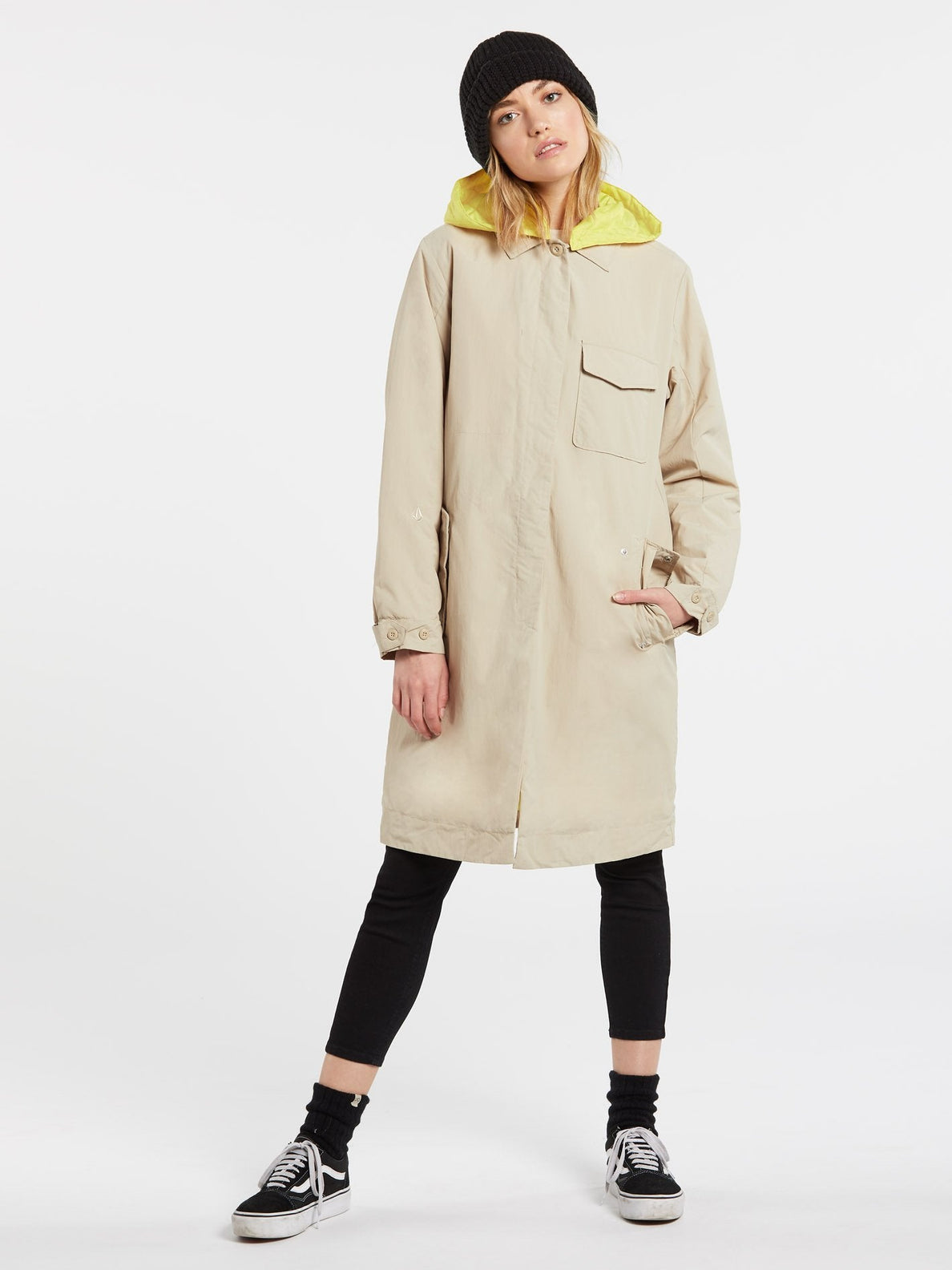 Volcom trench coat online