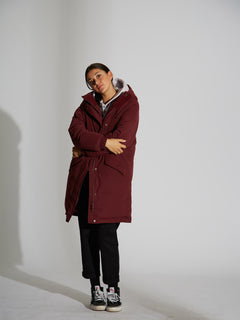 Sleepi Puff Parka - BURGUNDY (B1732103_BUR) [120]