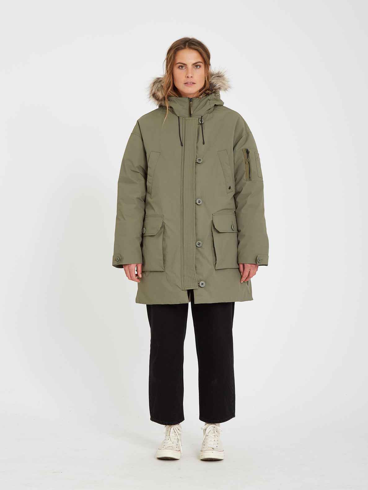 Warmer N Over 5K Parka - ARMY GREEN COMBO (B1732104_ARC) [16]