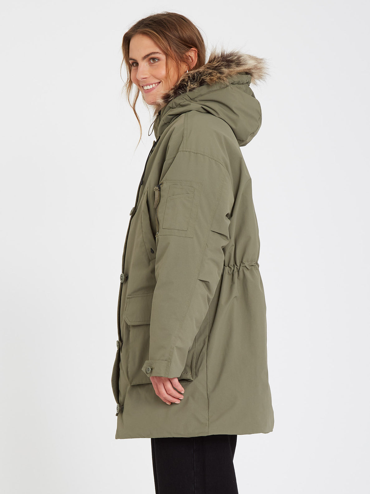 Warmer N Over 5K Parka - ARMY GREEN COMBO (B1732104_ARC) [2]