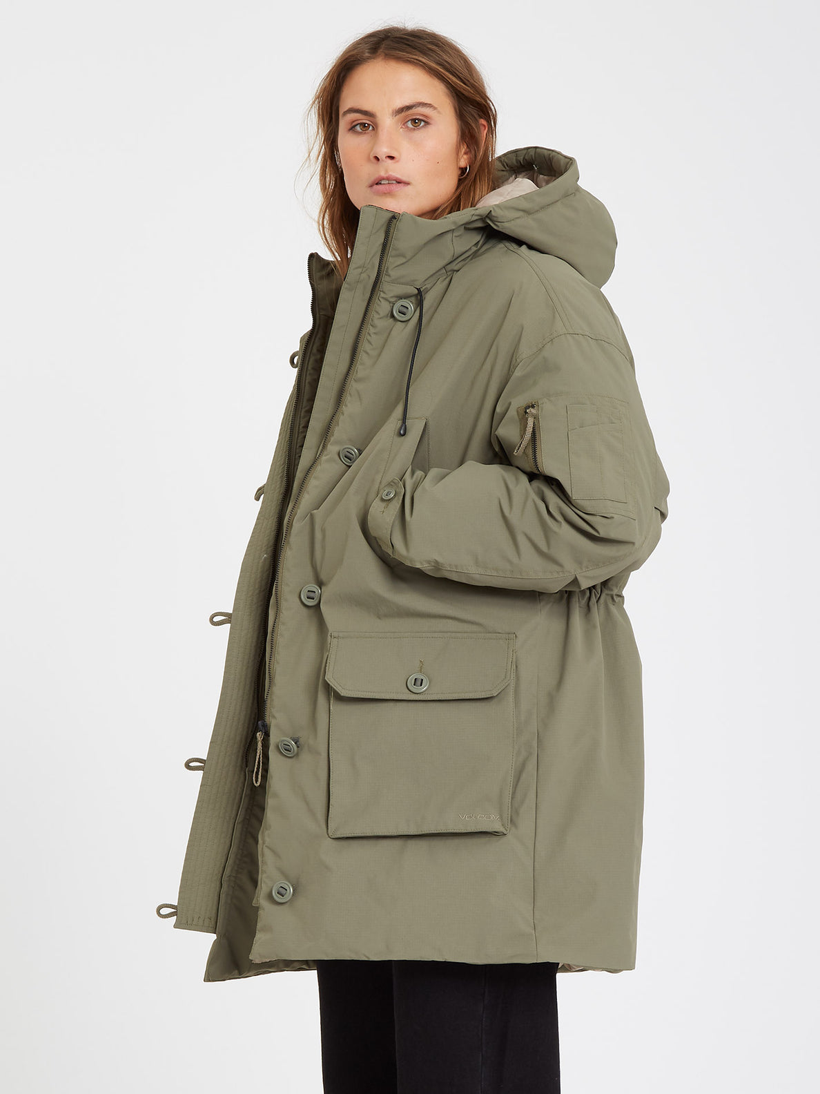 Warmer N Over 5K Parka - ARMY GREEN COMBO (B1732104_ARC) [7]