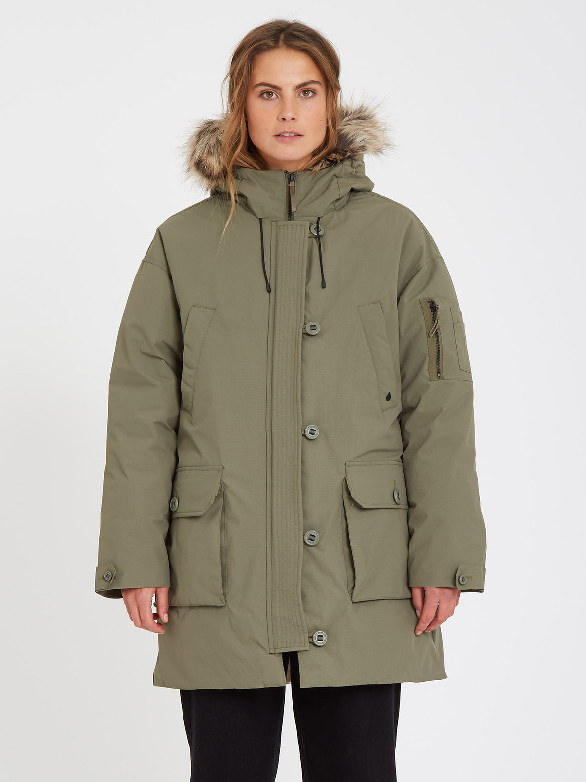 Warmer N Over 5K Parka - ARMY GREEN COMBO (B1732104_ARC) [F]