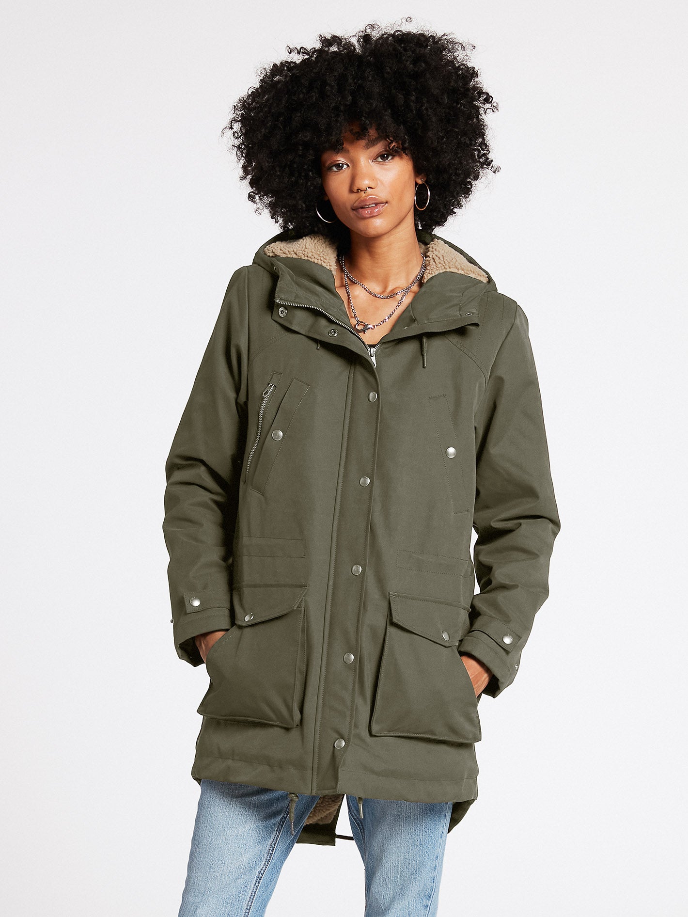 Parka volcom walk on by deals