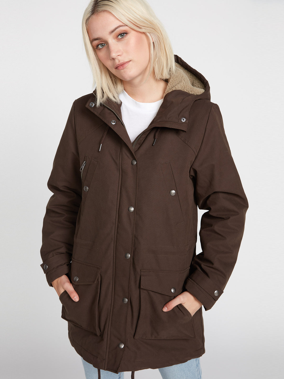 Walk On By 5K Parka ESPRESSO Volcom Europe