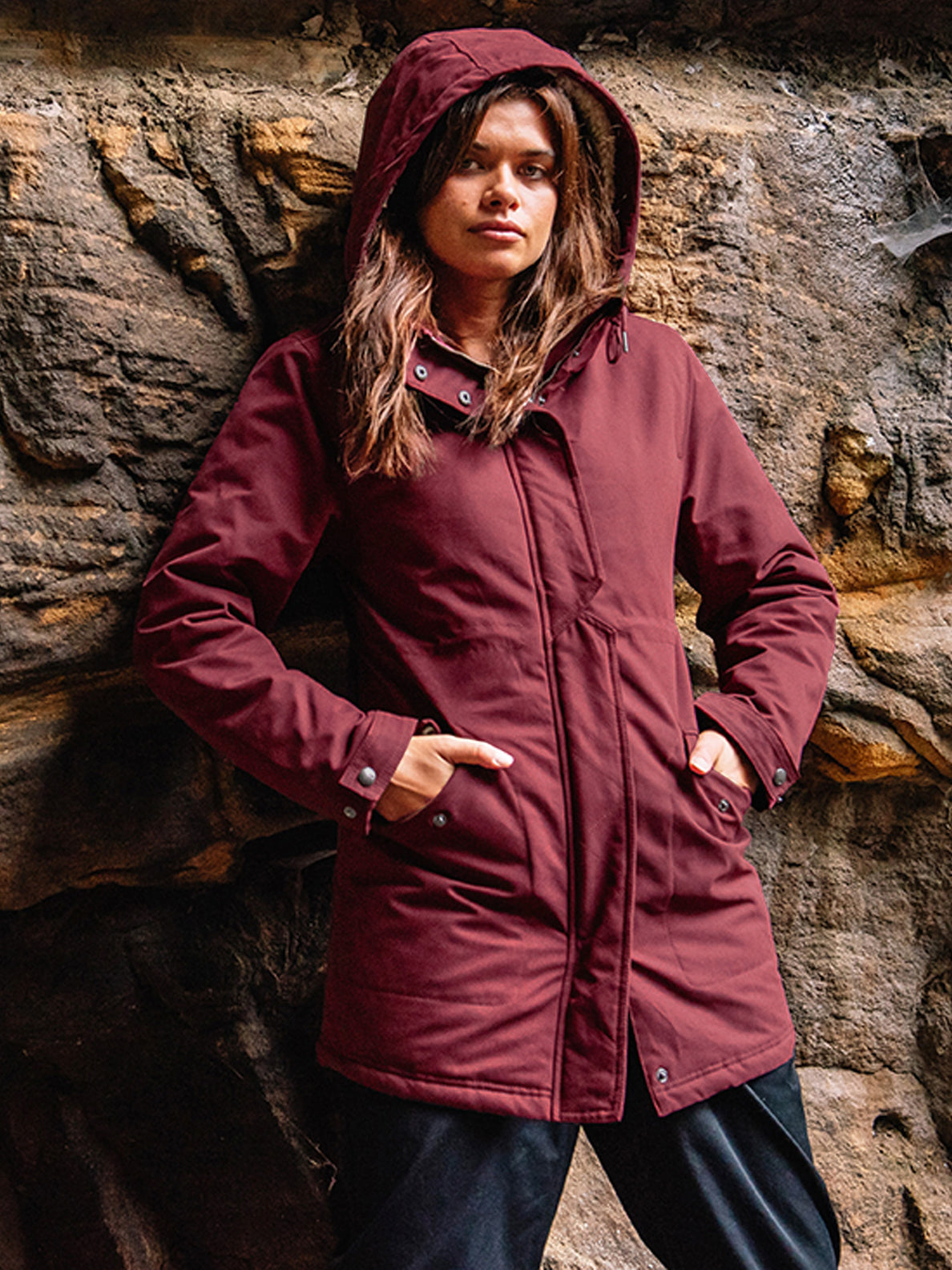 Less Is More 5K Parka - BURGUNDY (B1732112_BUR) [100]