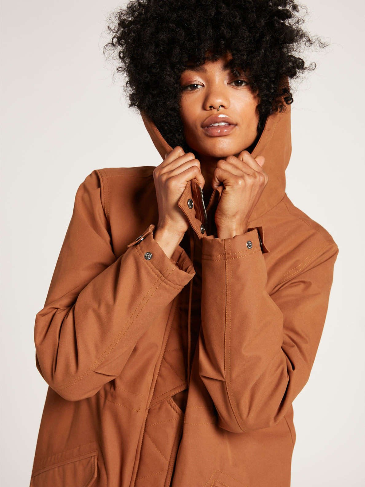Pendleton florence hooded coat top