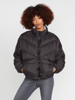 Down'N Puff Jacket (Reversible) - BLACK (B1732203_BLK) [F]