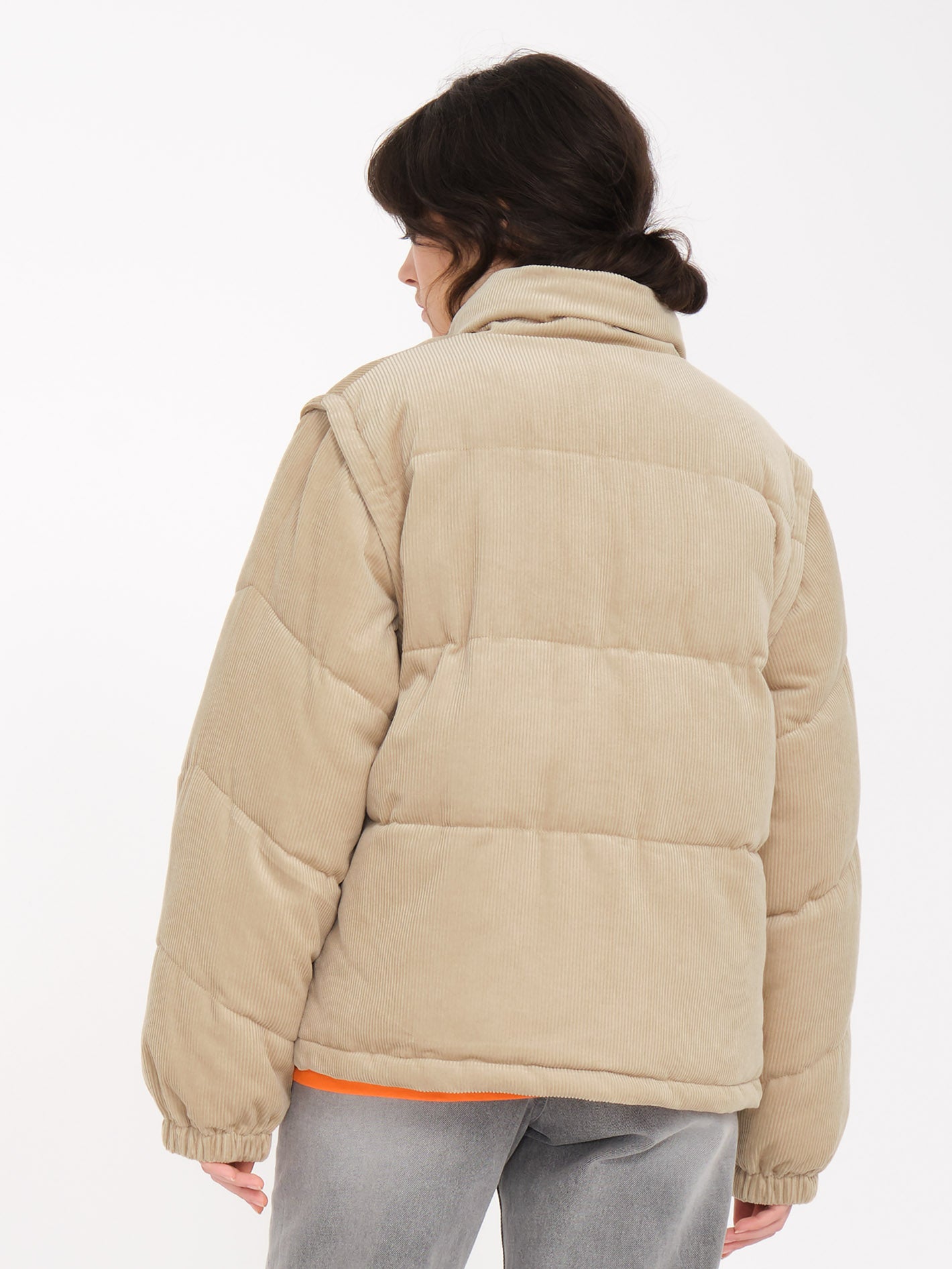 Cord'N Puff Jacket - KHAKI - Women - Volcom EU – Volcom Europe