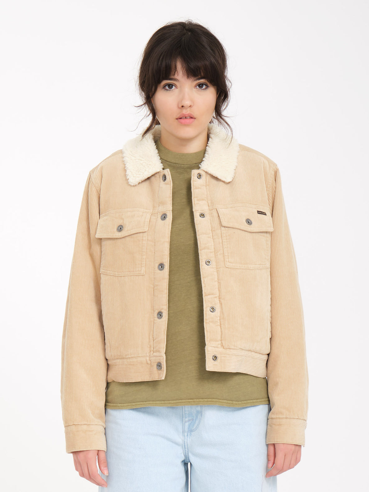 Sherpa khaki jacket store