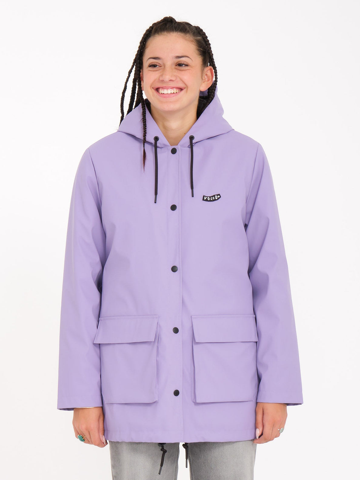 Lavender rain jacket store