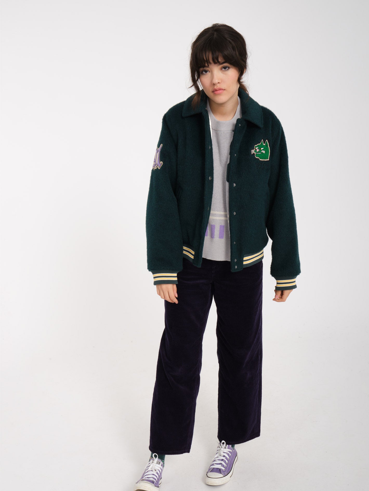 【新品】RosyMonster pretzel ribbon jacket OP Pretzel Ribbon Jacket, Brown