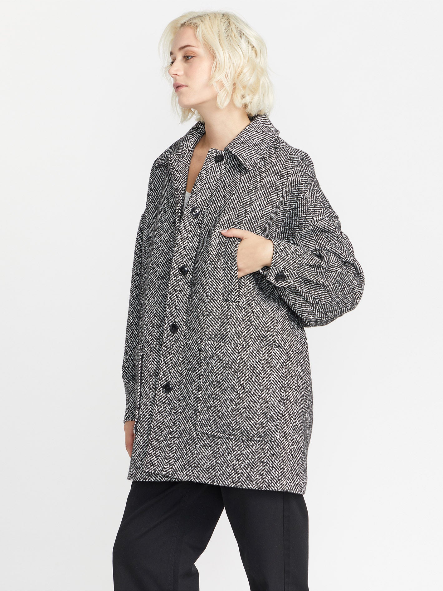 Beegy Coat - HEATHER GREY - Women - Volcom EU – Volcom Europe