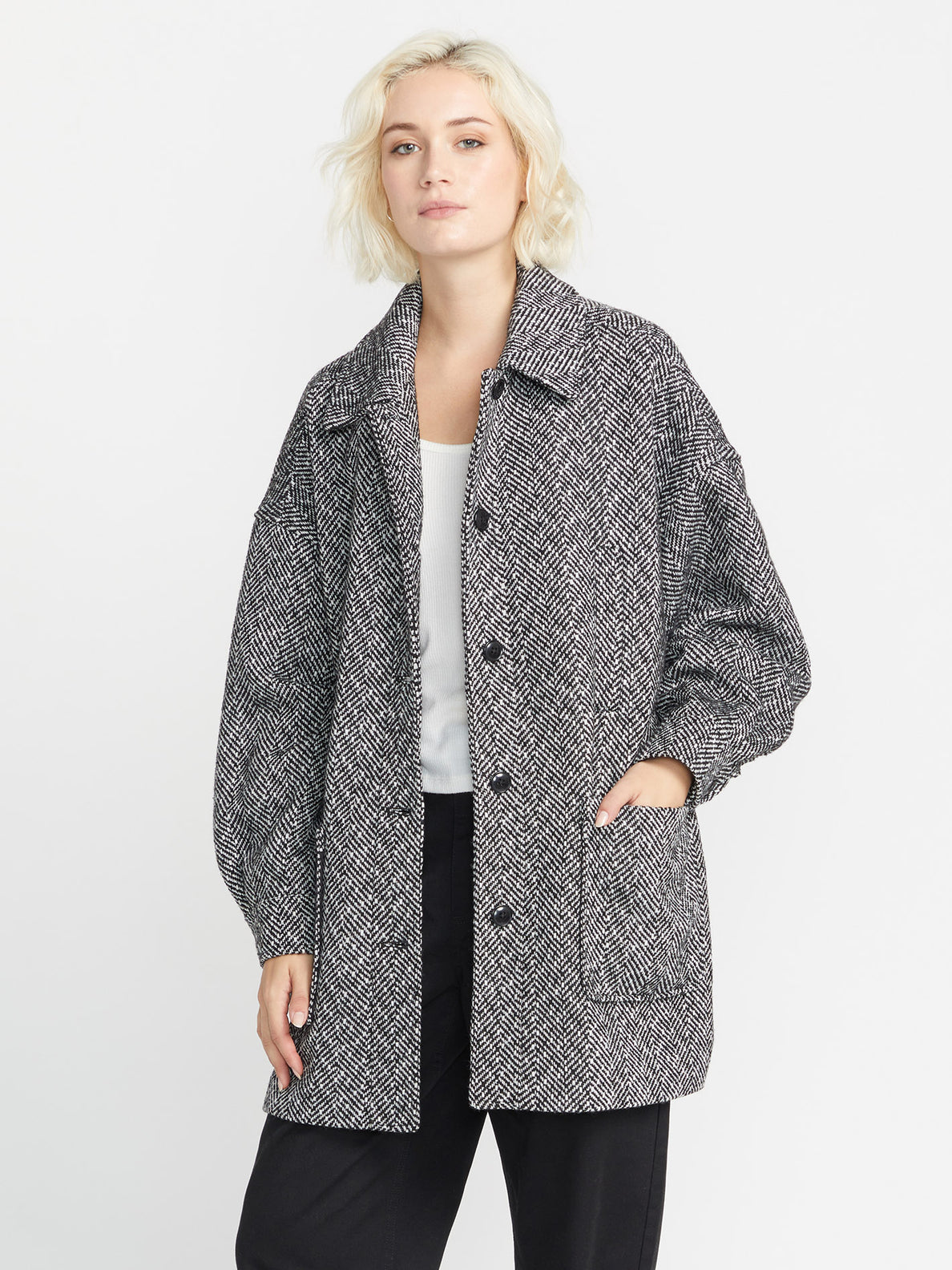 Heather grey women's coat clearance
