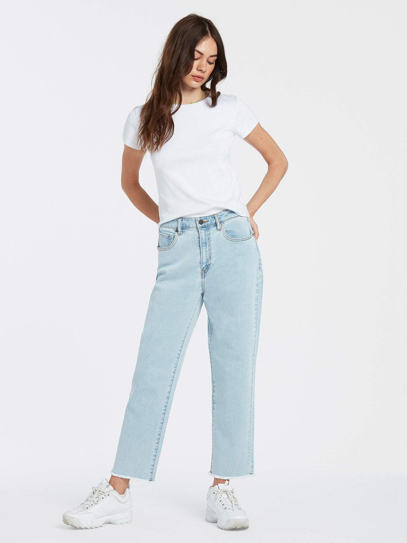 Stone Step High Rise Denim - THRIFTER BLUE LIGHT