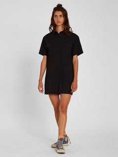 Whawhat Romper - Black (B2812106_BLK) [F]