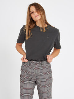 Solid Stone T-shirt - BLACK (B3512113_BLK) [3]